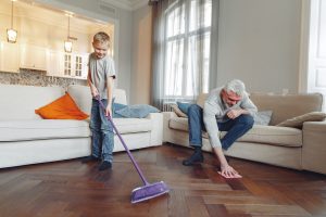 Cleaning Hardwood Floors