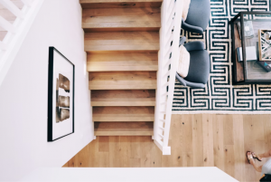 hardwood staircase